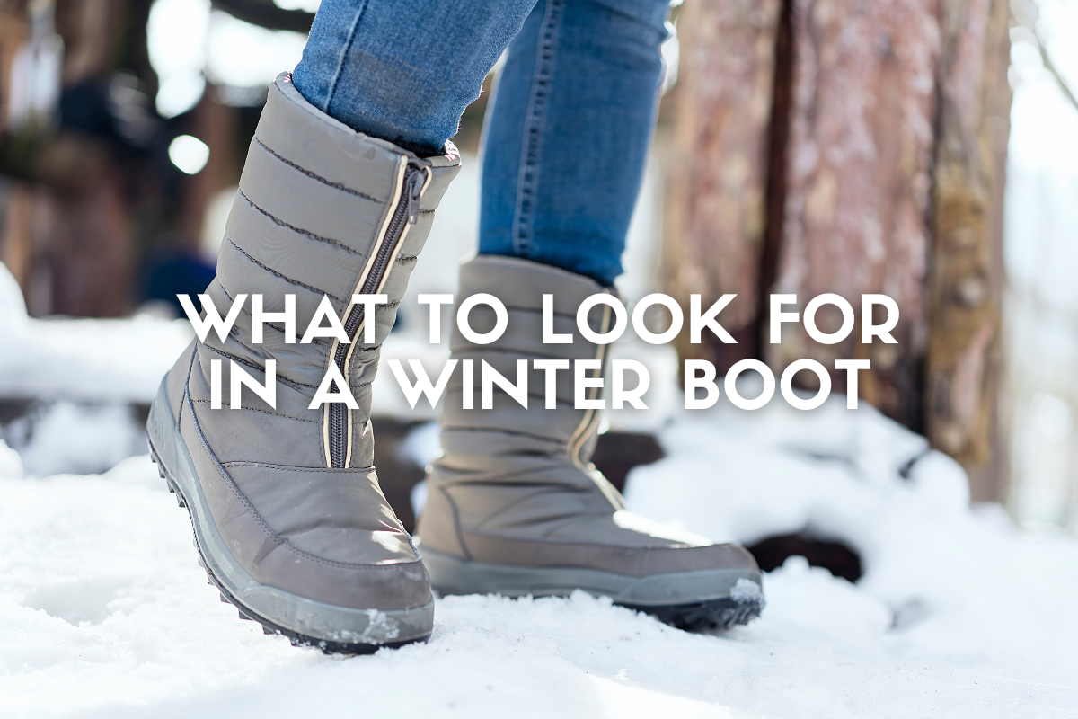 What to look for in a winter boot and how your chiropractor can help