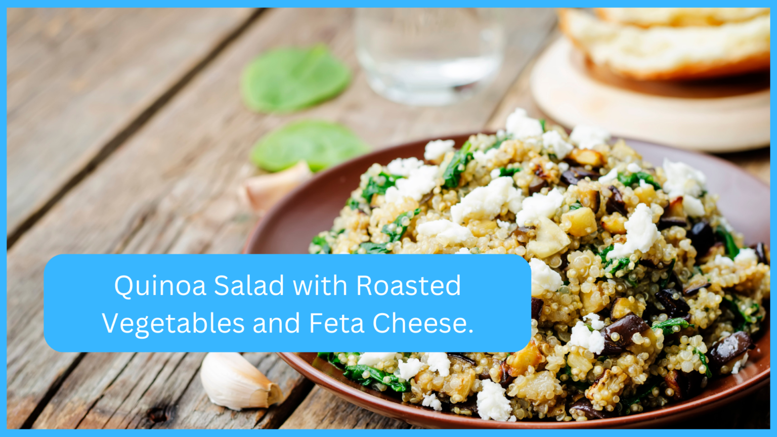 Quinoa Salad with Roasted Vegetables and Feta Cheese. Mississauga and